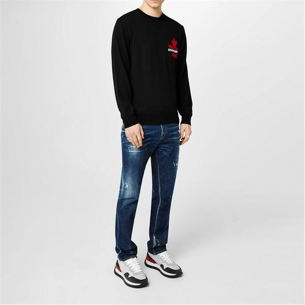 Dsquared2 Logo Running Trainers - Grey