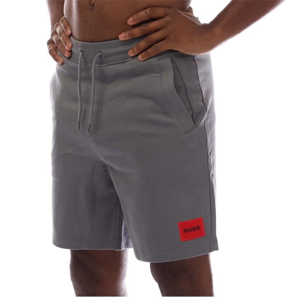 Hugo Diz222 Logo Shorts - Grey