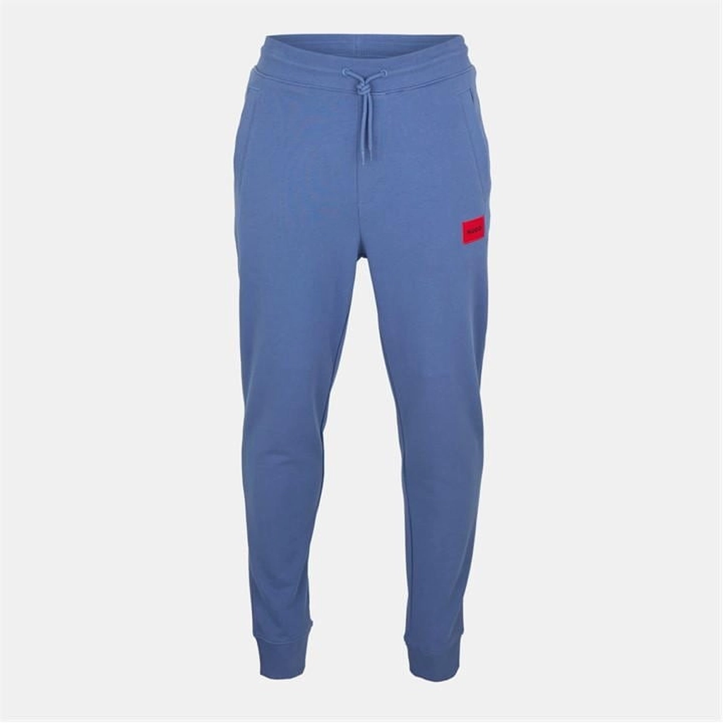 Hugo Doak Closed Hem Jogging Bottoms - Blue