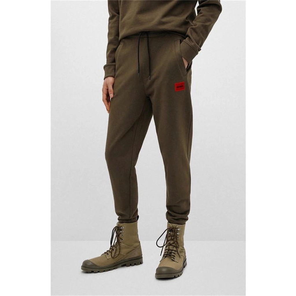 Hugo Doak Closed Hem Jogging Bottoms - Brown
