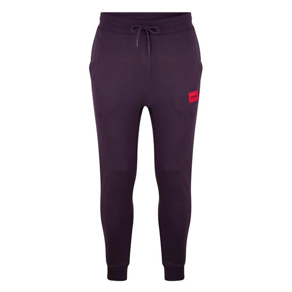 Hugo Doak Closed Hem Jogging Bottoms - Purple