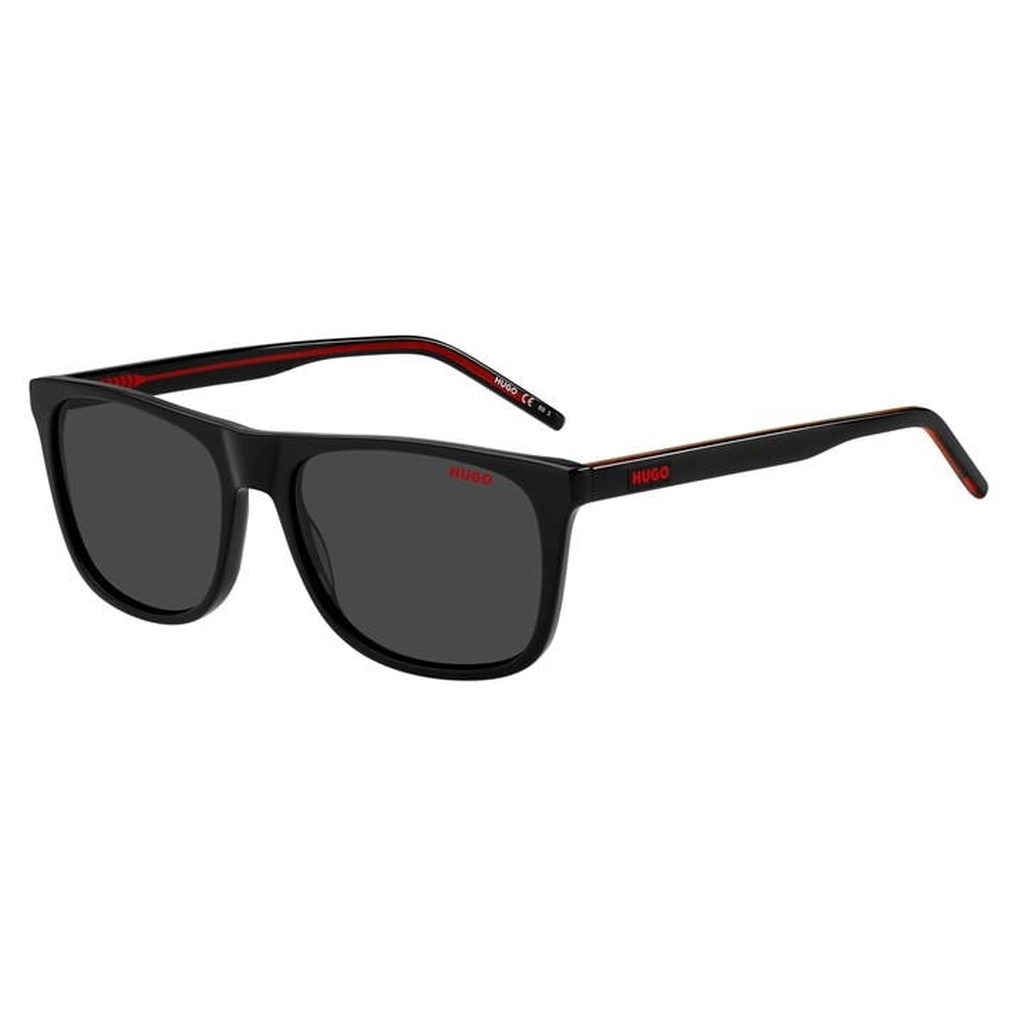 Hugo Logo-Detailed Square Sunglasses - Black