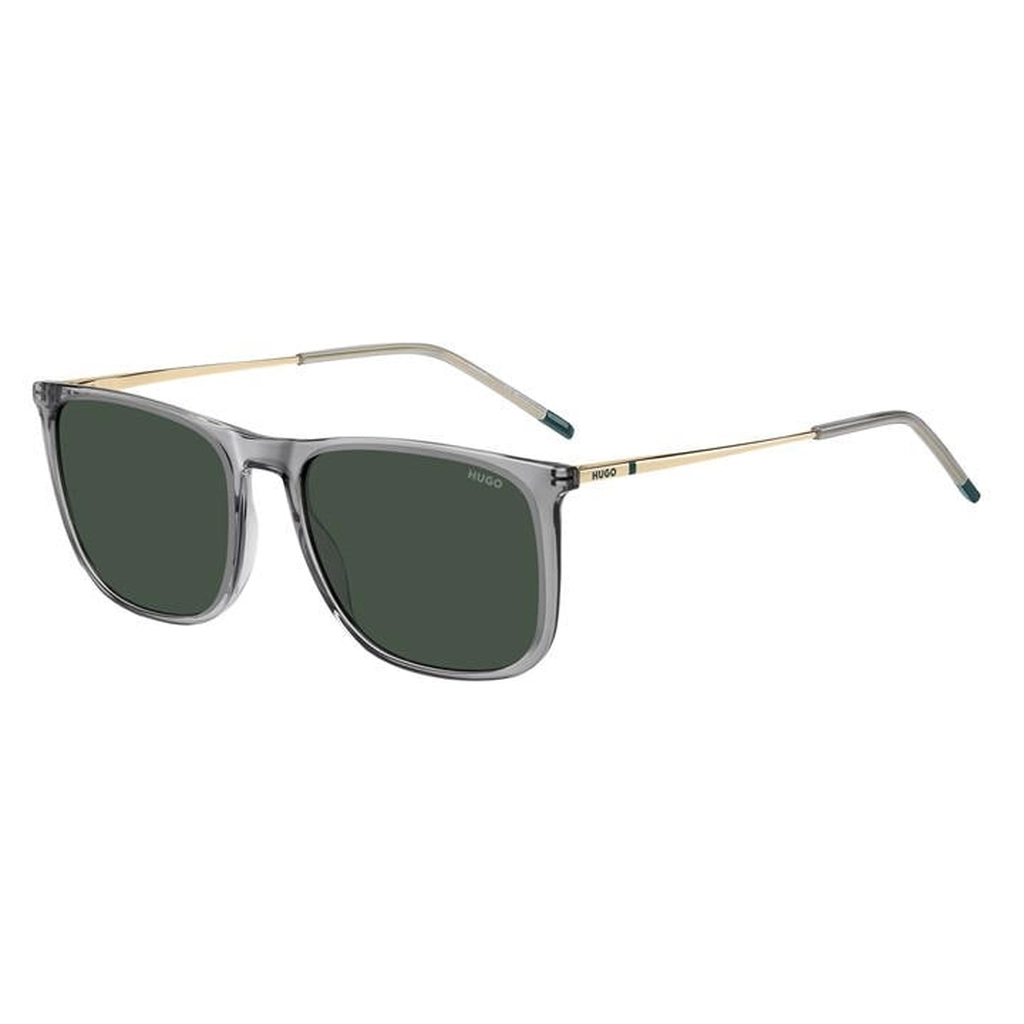 Hugo Logo-Detailed Square Sunglasses - Grey