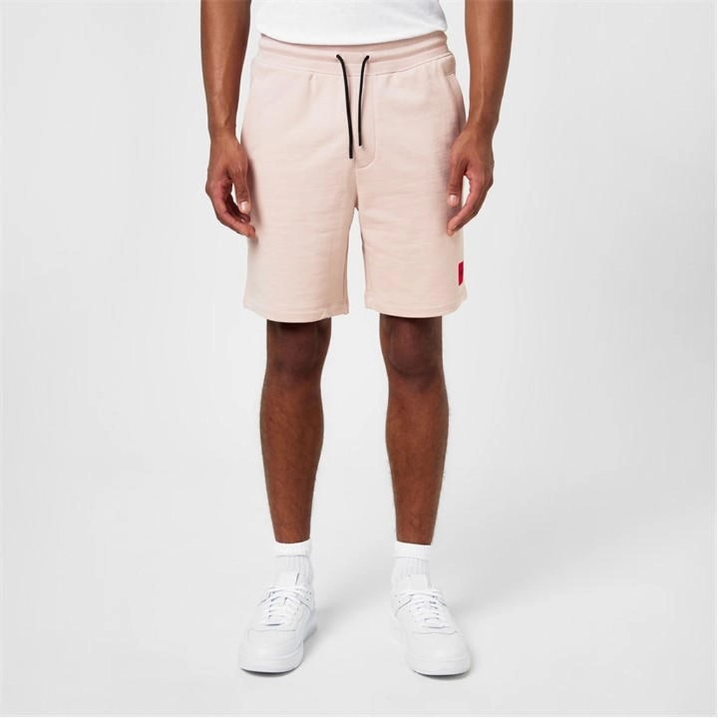 Hugo Men's Jogger Fleece Shorts - Pink