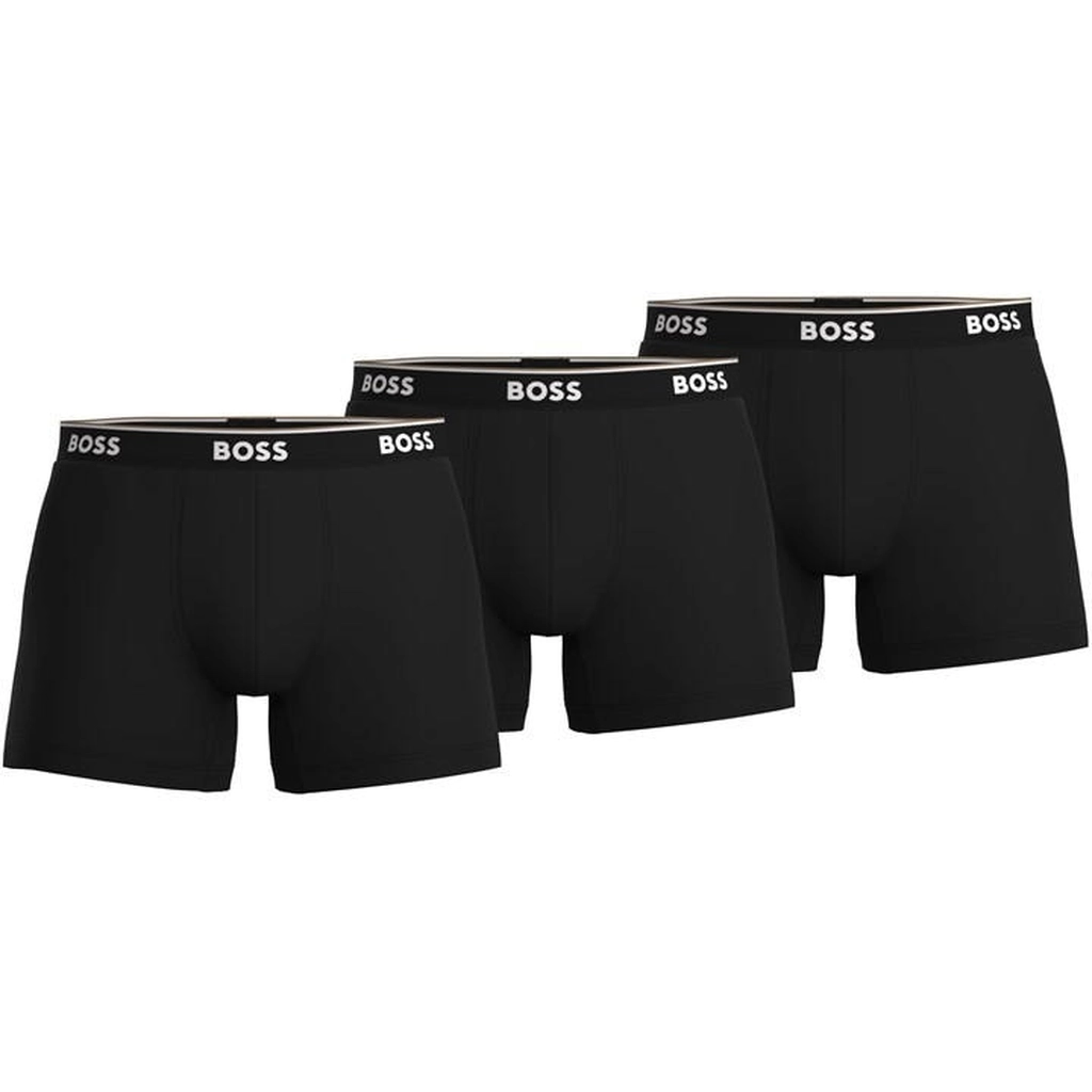 Hugo 3 Pack Boxer Shorts - Black
