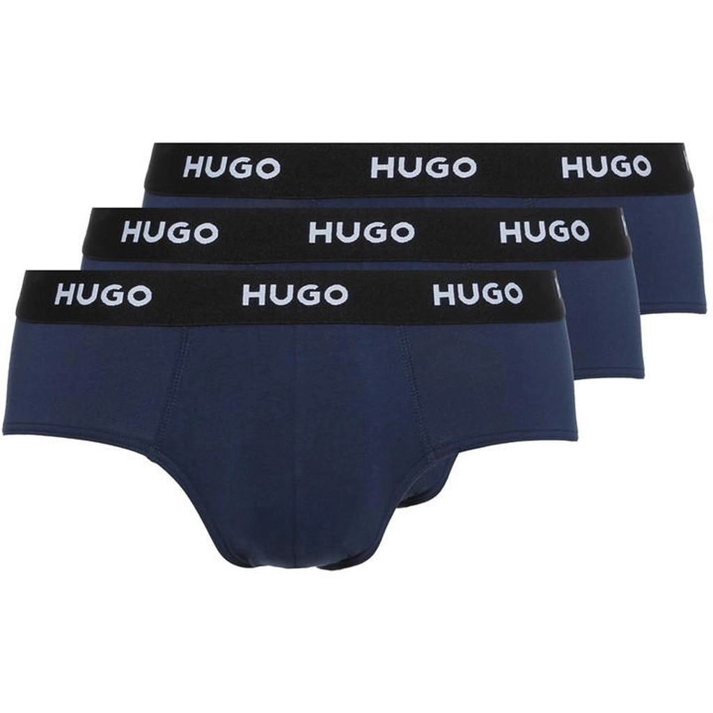Hugo Hip Briefs 3 Pack - Blue