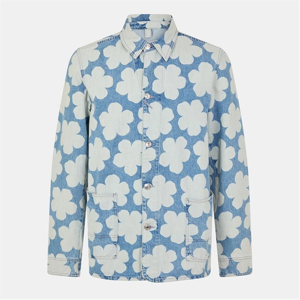 Kenzo Dnim Wrkwr Jkt - Blue