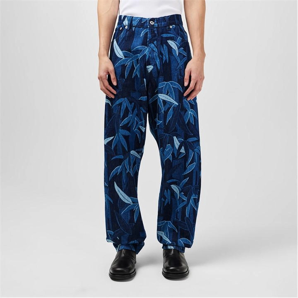 Kenzo Hawaiian Jeans - Blue