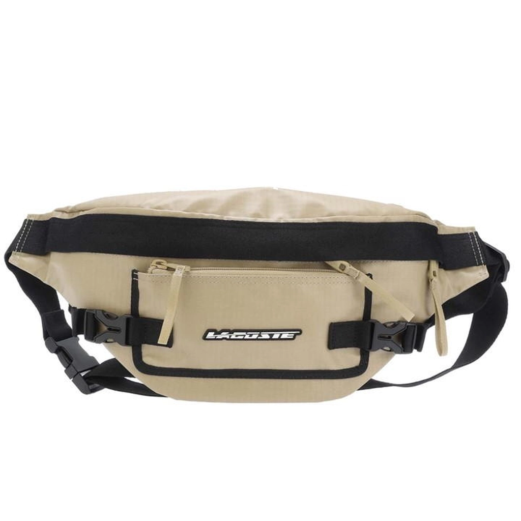 Lacoste Logo Print Waist Bag - Brown
