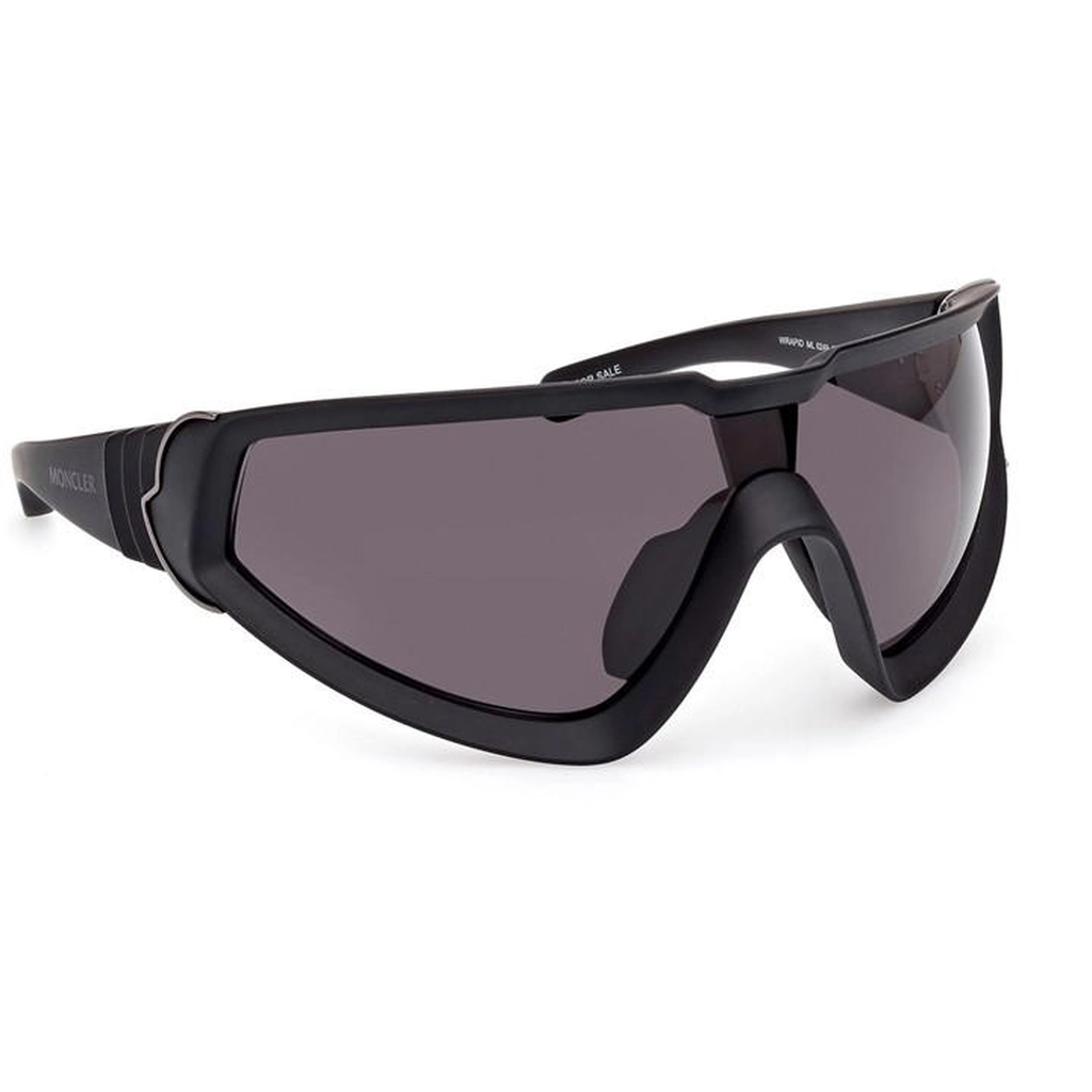 Moncler Wrapid Shield Sunglasses - Black