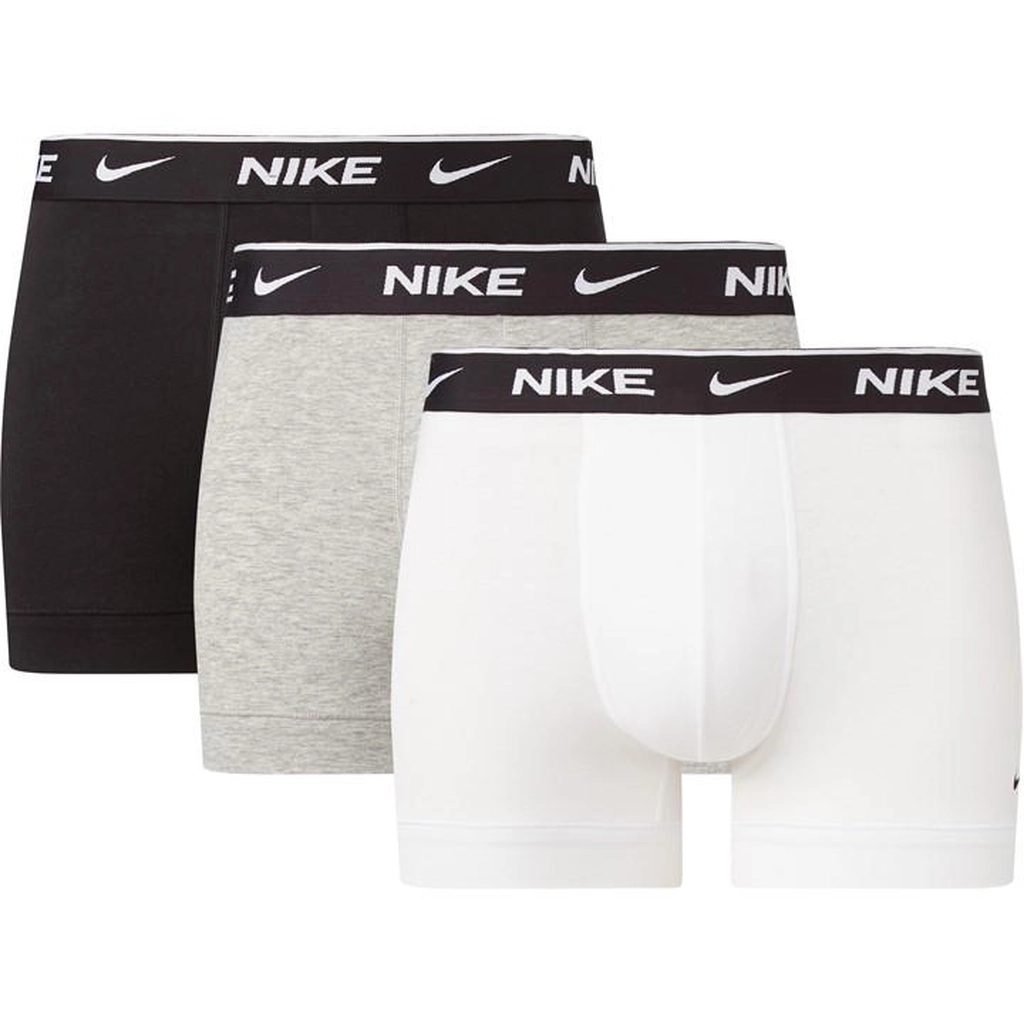 Nike 3 Pack Everyday Cotton Trunks Mens - Black