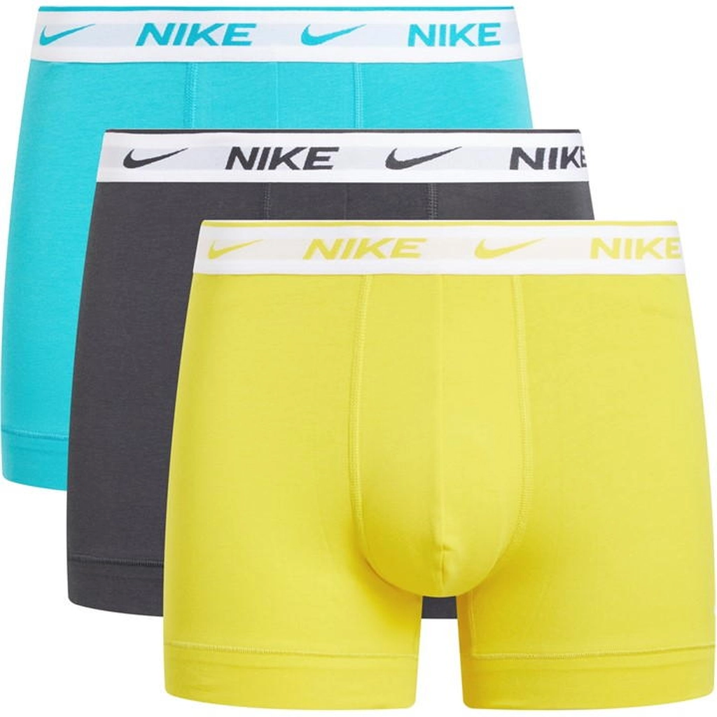 Nike 3 Pack Everyday Cotton Trunks Mens - Multi