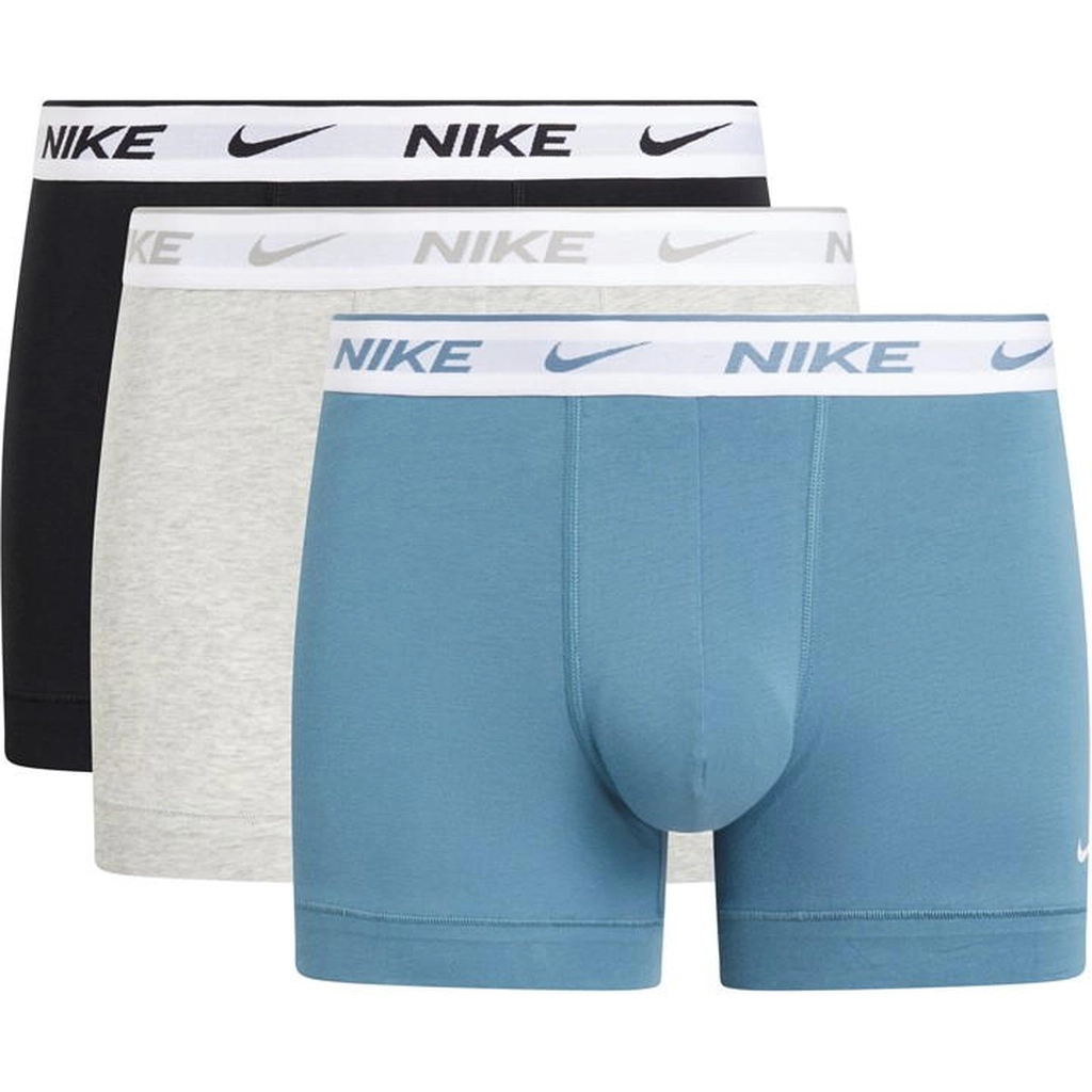 Nike 3 Pack Everyday Cotton Trunks Mens - Multi