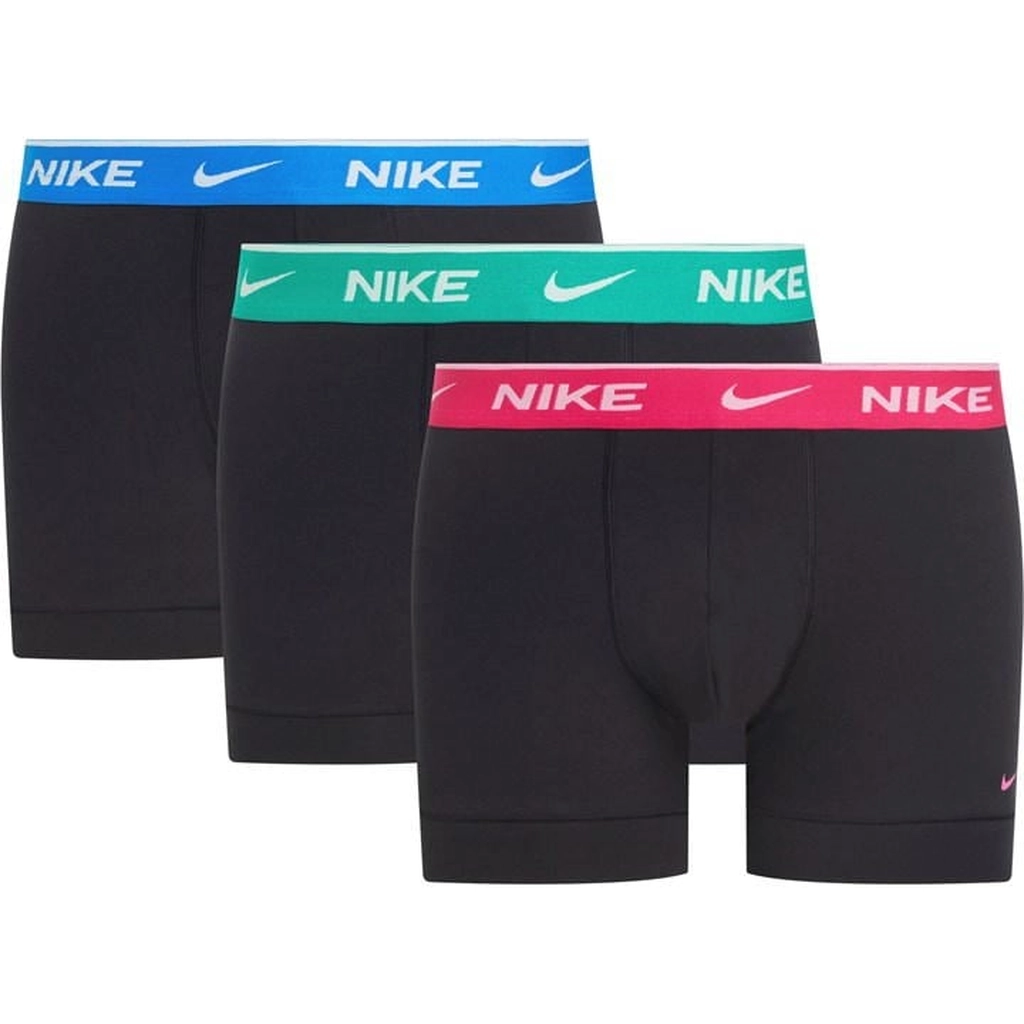 Nike 3 Pack Everyday Cotton Trunks Mens - Black
