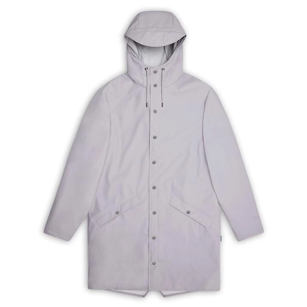 RAINS Long Rain Jacket - Grey