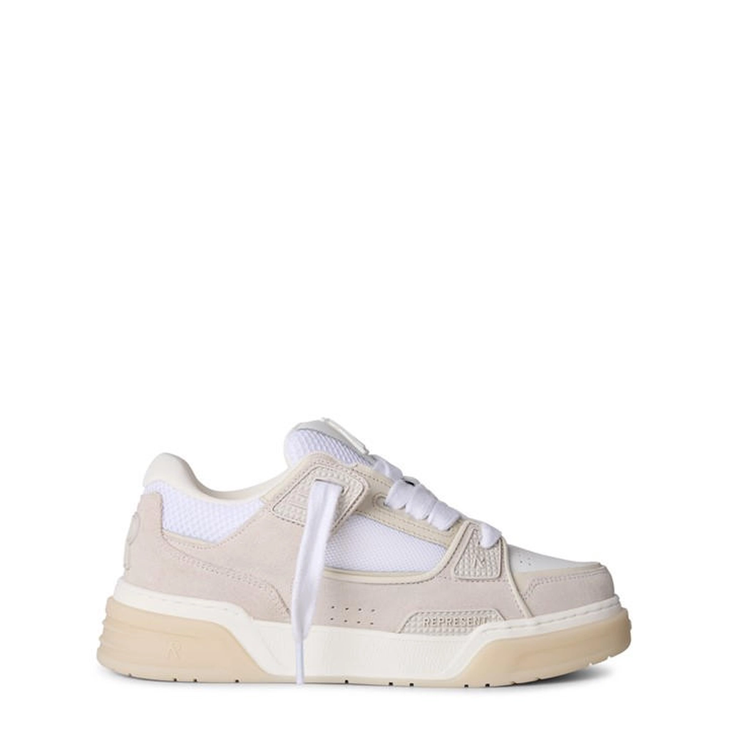 Represent Men's Leather Studio Trainer - Beige