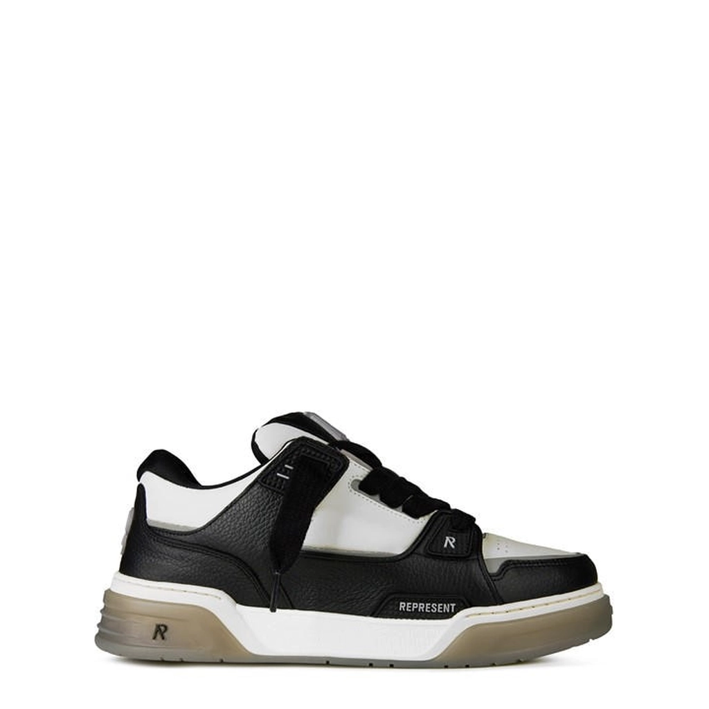 Represent Men's Leather Studio Trainer - Black