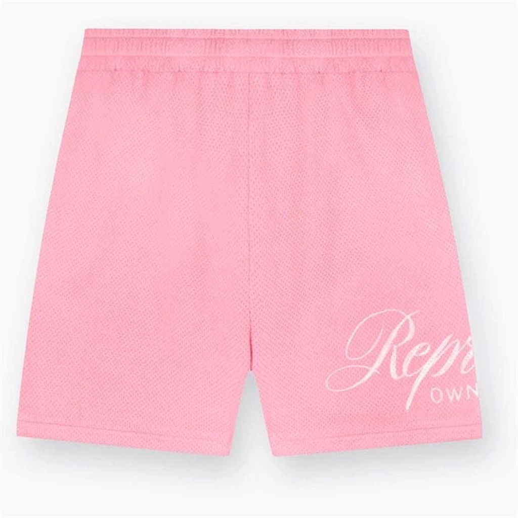 Represent Owners Club Script Mesh Shorts - Pink