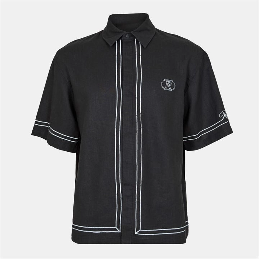 Represent Rep Border Shirt - Black