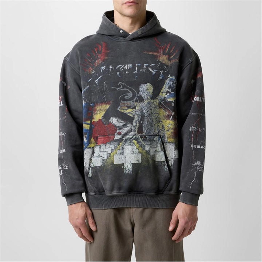 Represent X Metallica Master Of Puppets Hoodie - Grey