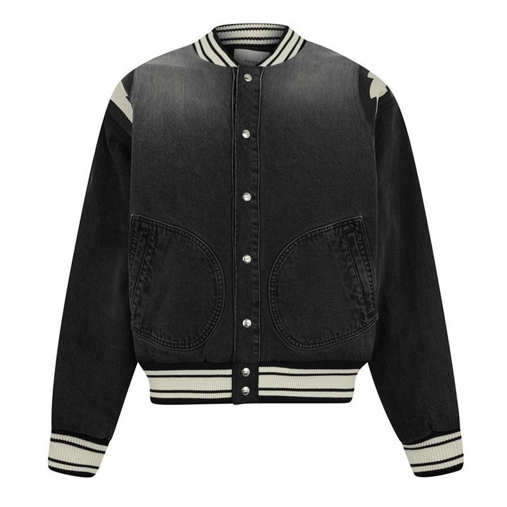 Rhude Lightning Bomber Jacket - Black