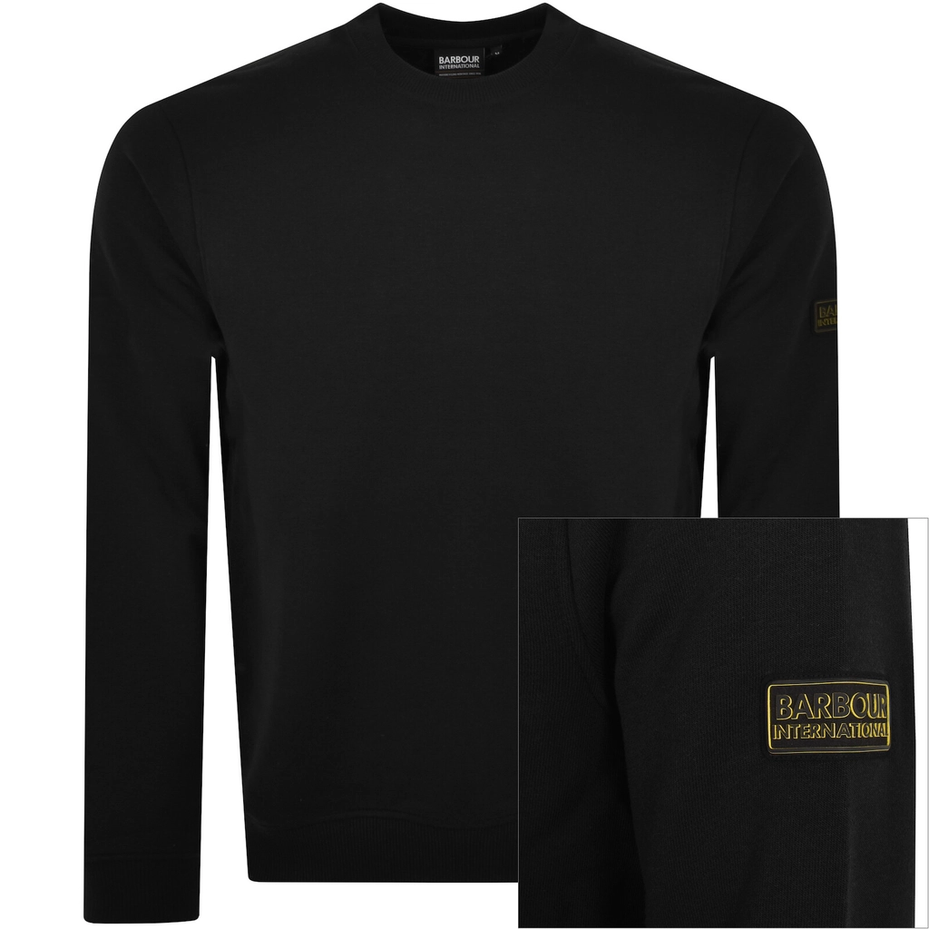 Barbour Outline Sweatshirt Black