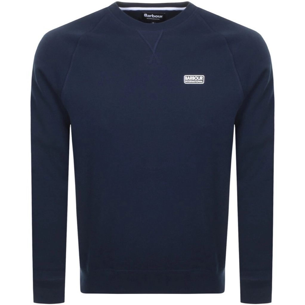 Barbour Crew Neck Sweatshirt Navy