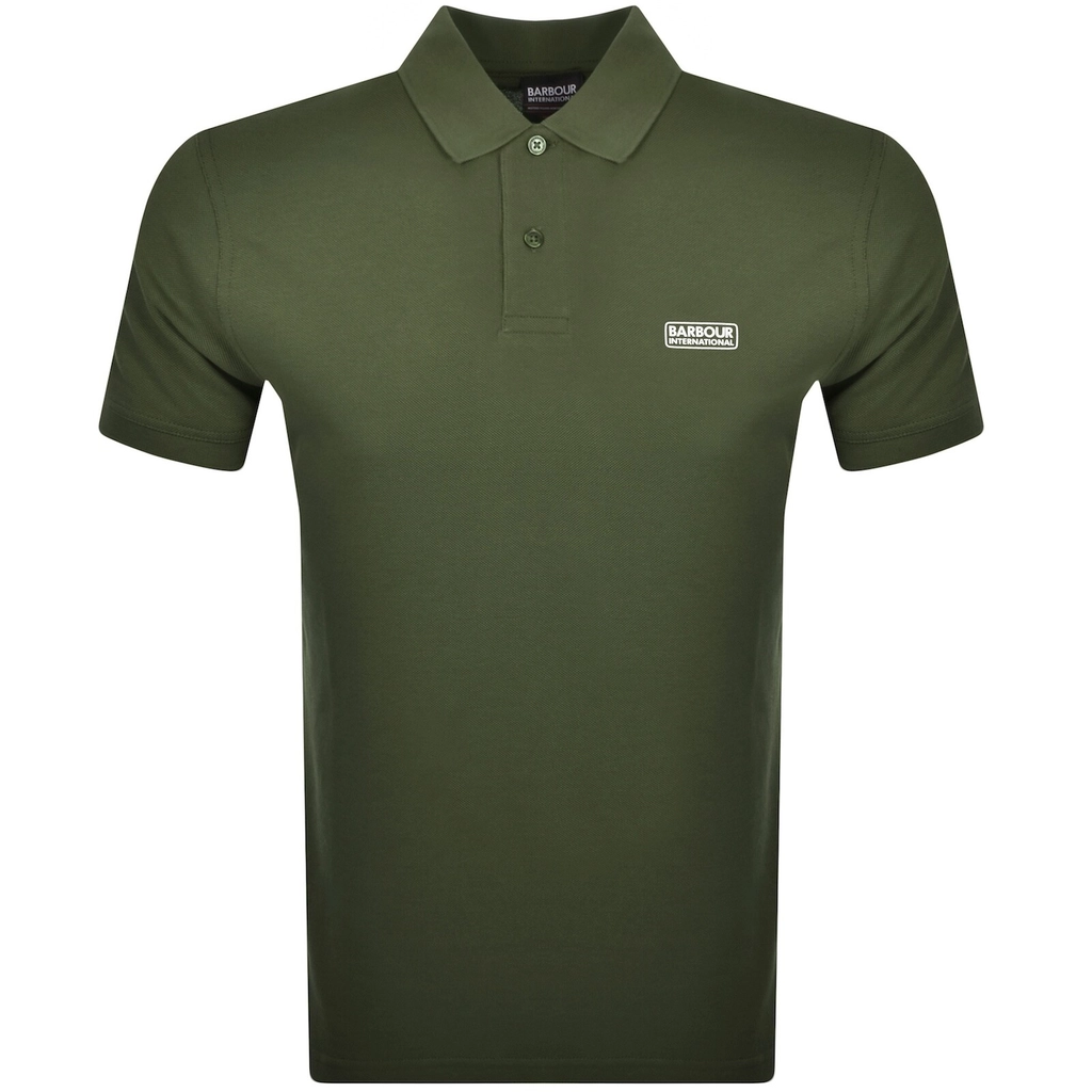 Barbour Essential Polo Green