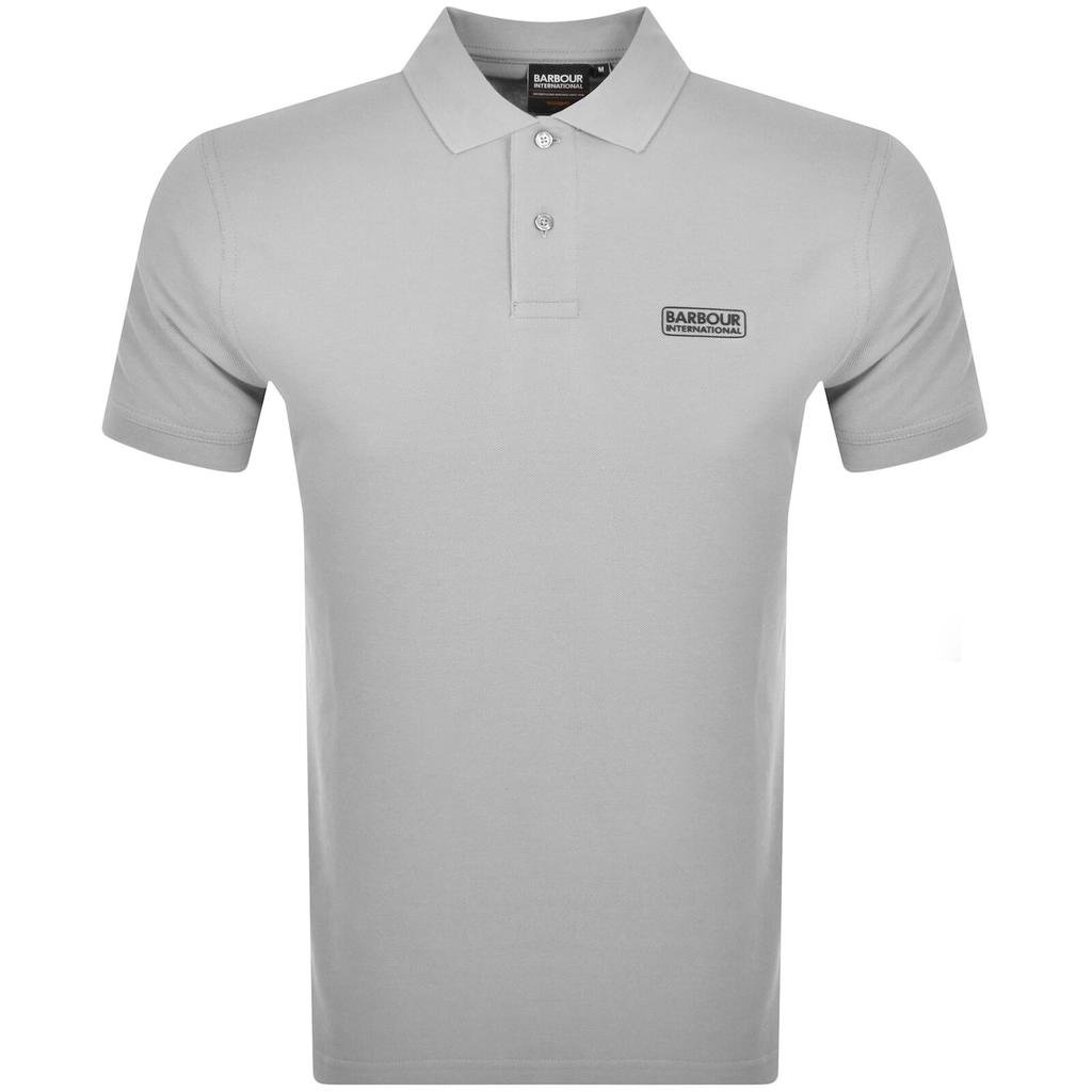 Barbour Essential Polo Grey