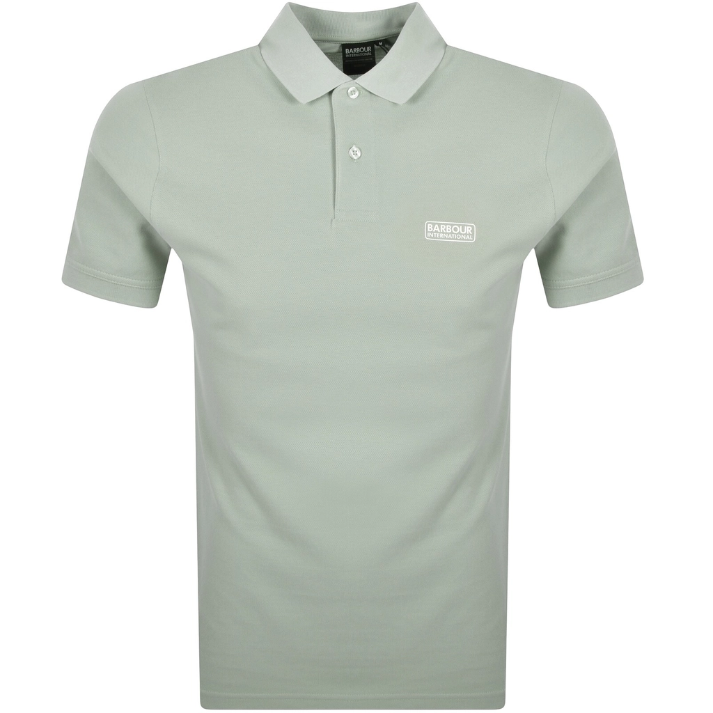 Barbour Essential Polo Grey