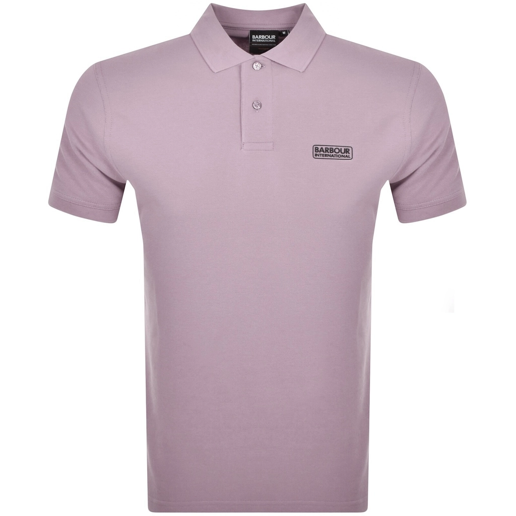 Barbour Essential Polo Purple
