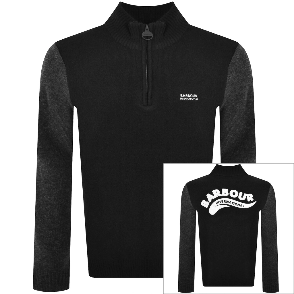 Barbour Knitted Sweatshirt Black