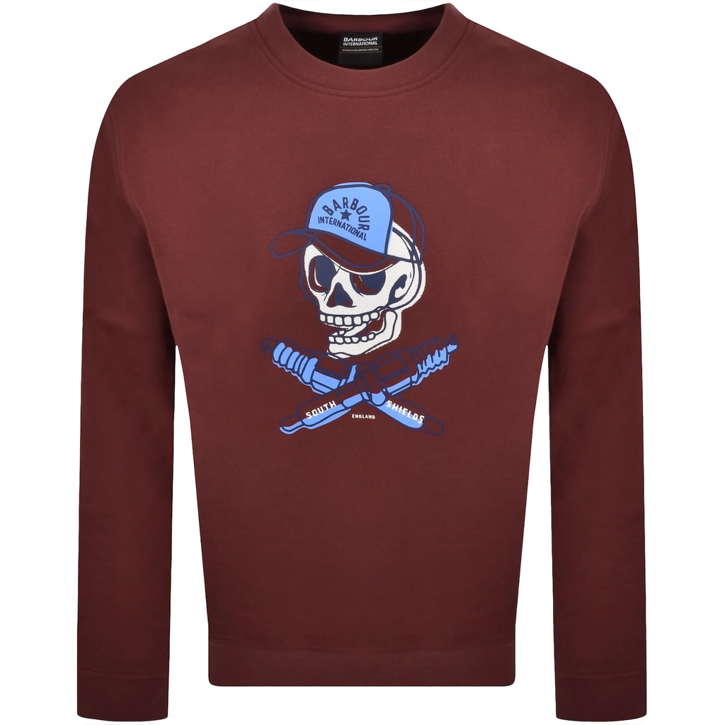 Barbour Morgan Sweatshirt Red