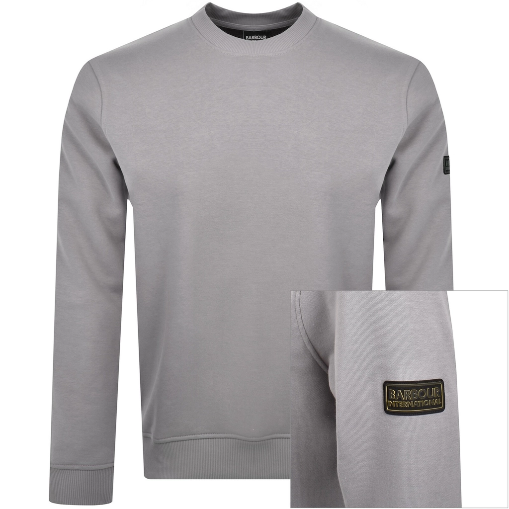 Barbour Outline Sweatshirt Grey