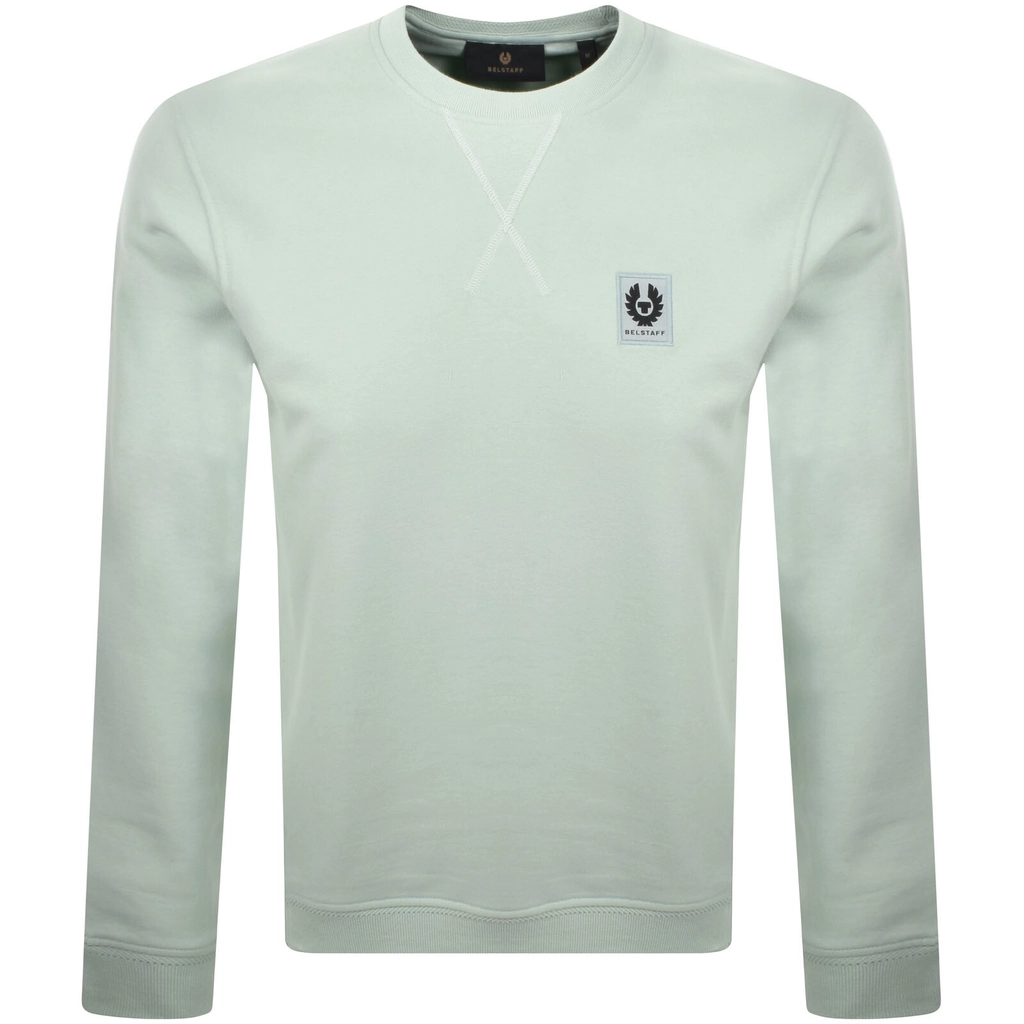 Belstaff Crew Neck Sweatshirt Breeze Green
