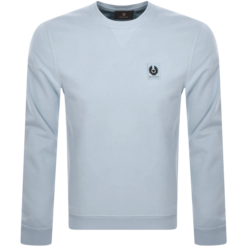 Belstaff Crew Neck Sweatshirt Sky Blue