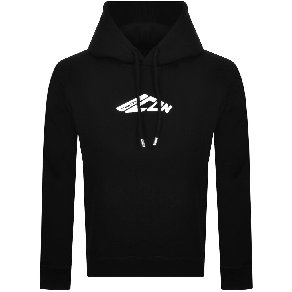 Dsquared2 Logo Pullover Hoodie Black