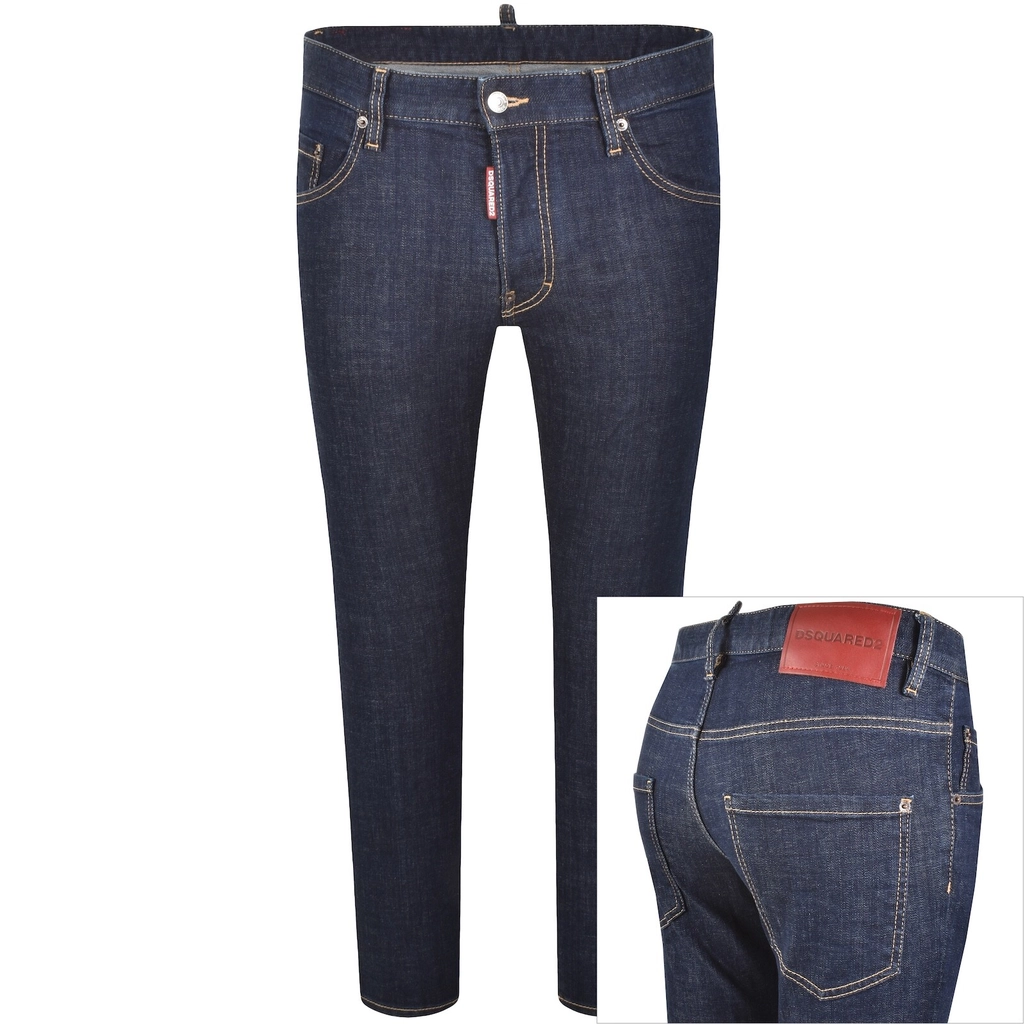 Dsquared2 Skater Dark Wash Jeans Blue