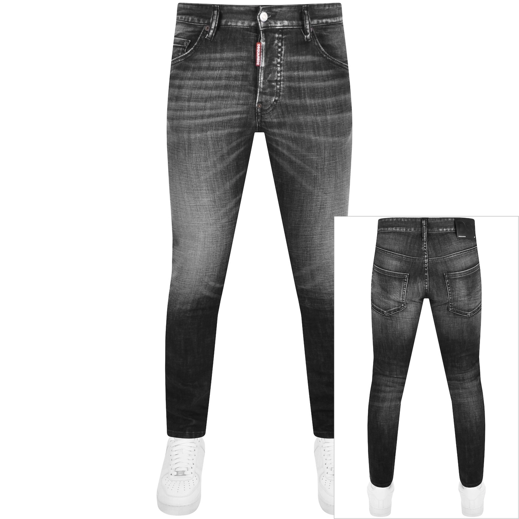 Dsquared2 Skater Slim Fit Jeans Black