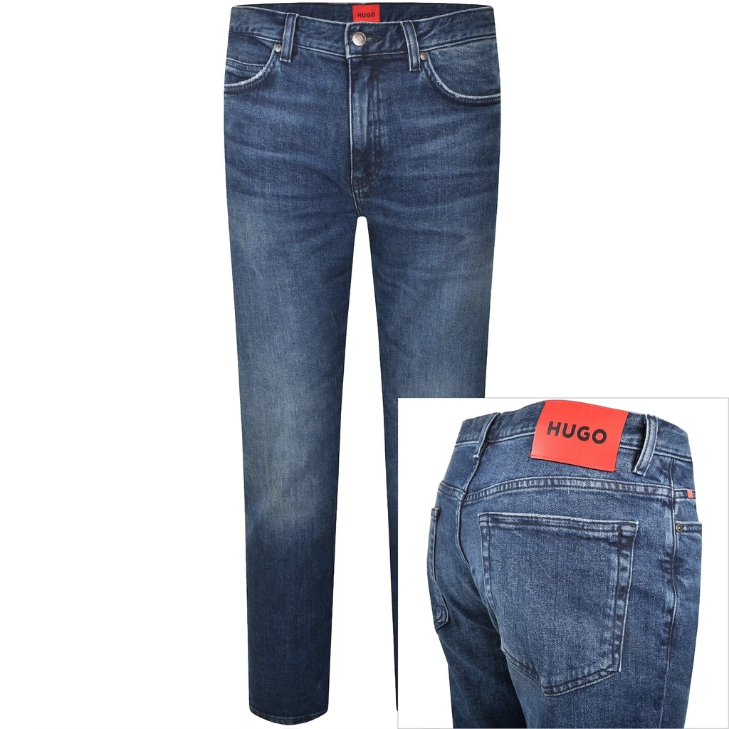 Hugo 708 Slim Fit Jeans Dark Wash Blue