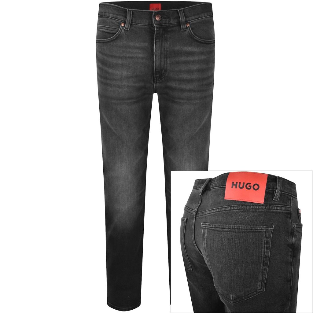 Hugo 708 Slim Fit Jeans Mid Wash Black