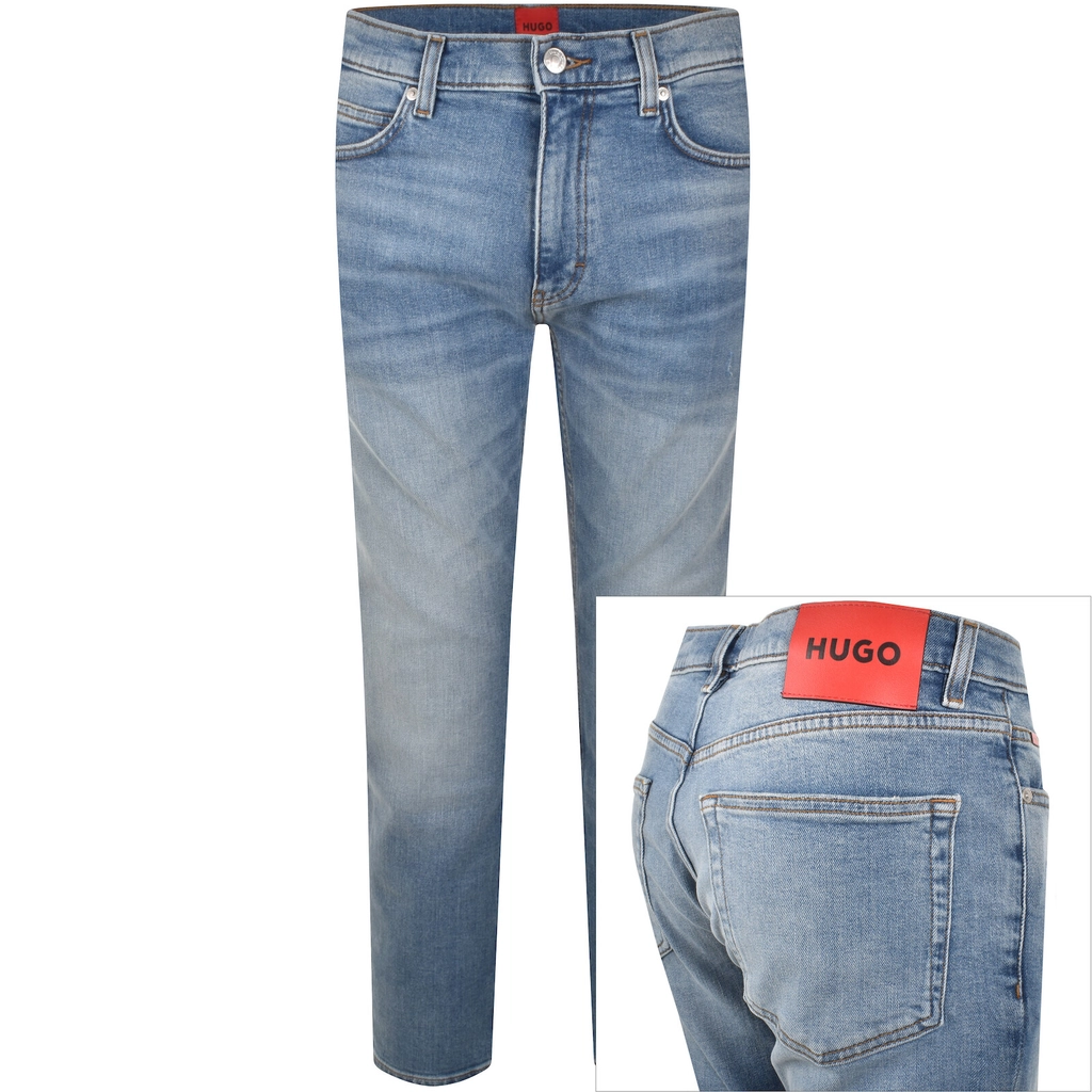 Hugo 734 Extra Slim Jeans Light Wash Blue