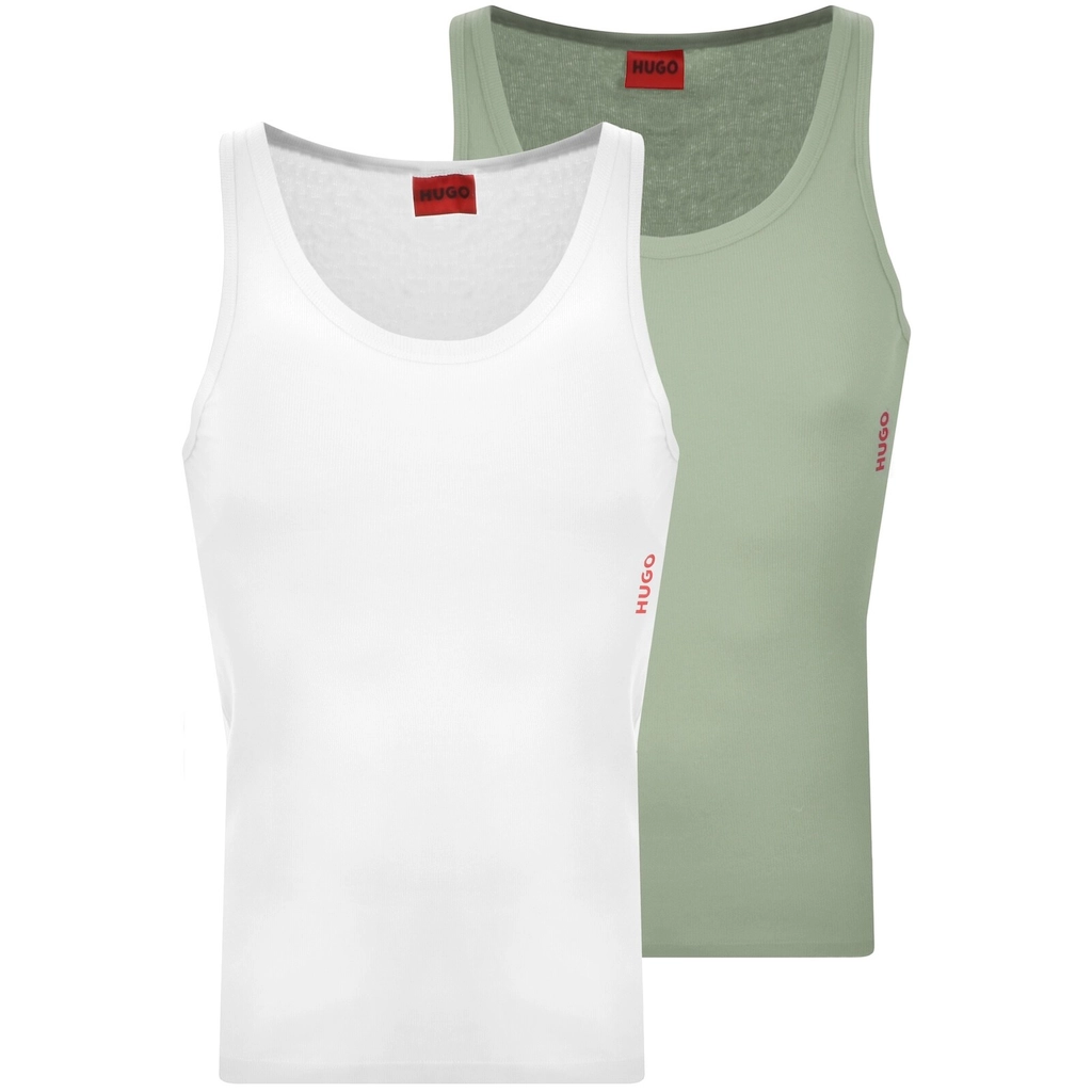 Hugo Double Pack Vests White