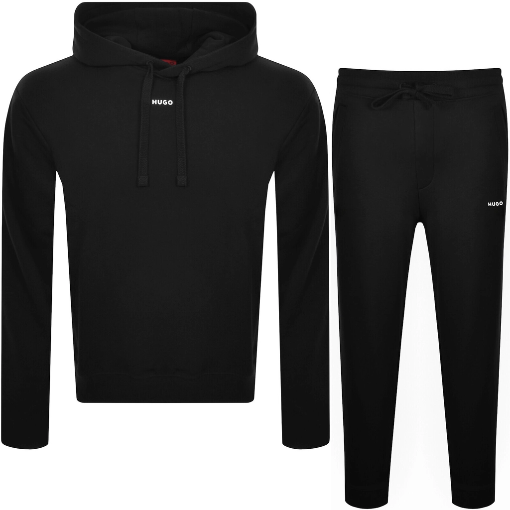 Hugo Logo Dapo Dayote Tracksuit Black