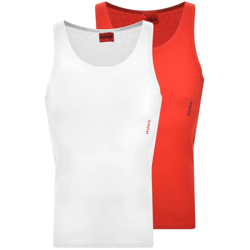 Hugo 2 Pack Vests White