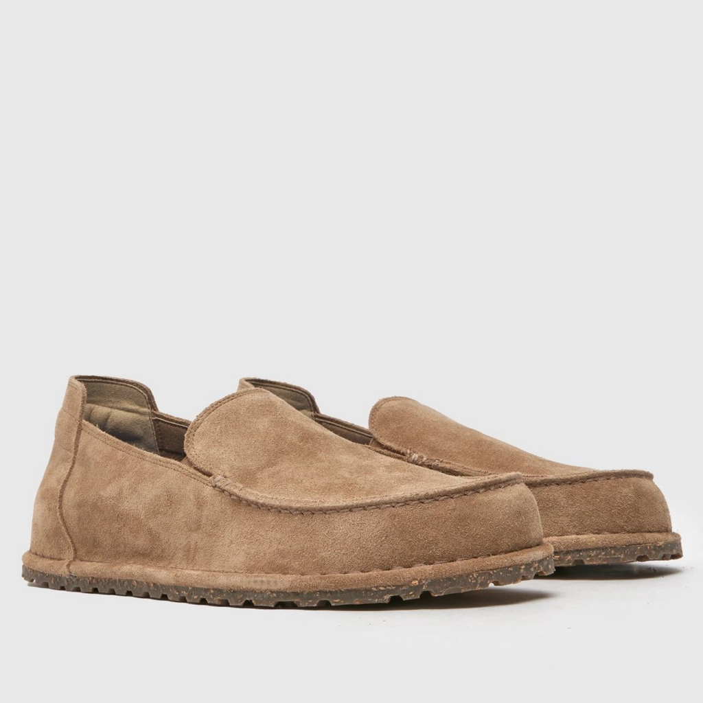 Birkenstock Utti Slip On Shoes in Stone