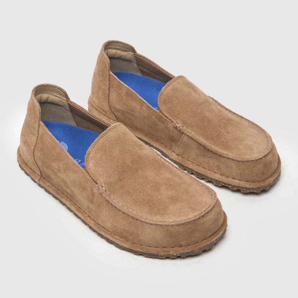 Birkenstock Utti Slip On Shoes in Stone