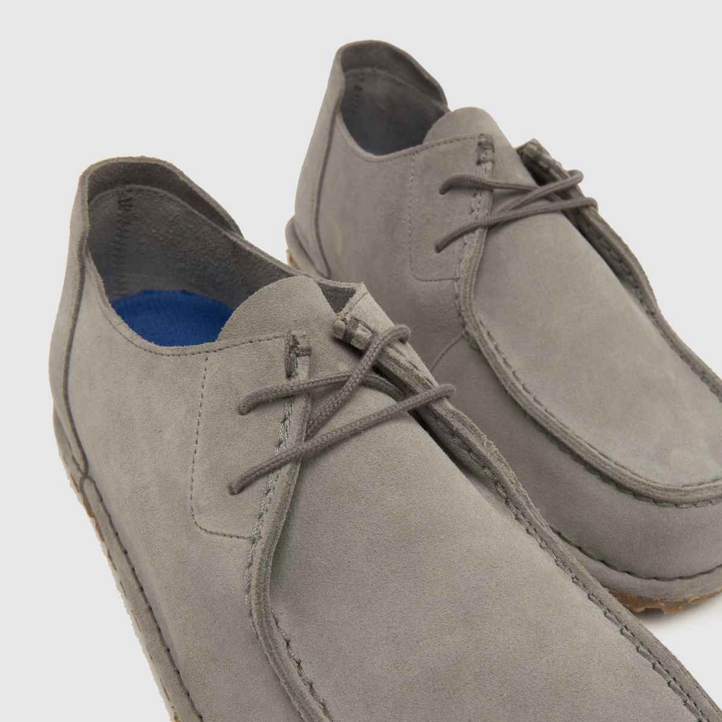 Birkenstock utti lace shoes in light grey