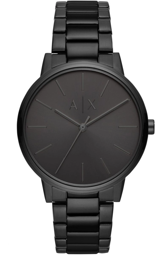 Armani Cayde Mens Black Watch AX2701 Stainless Steel - One Size