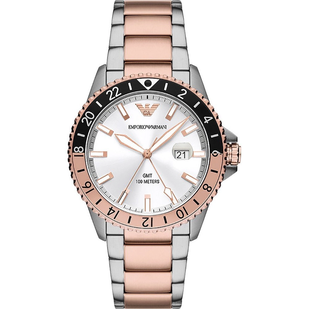 Armani Diver Mens Multicolour Watch AR11591 Stainless Steel (archived) - One Size